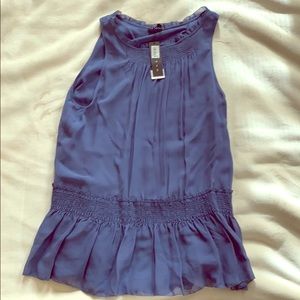 Theory blue silk camisole RAILTINA Size M